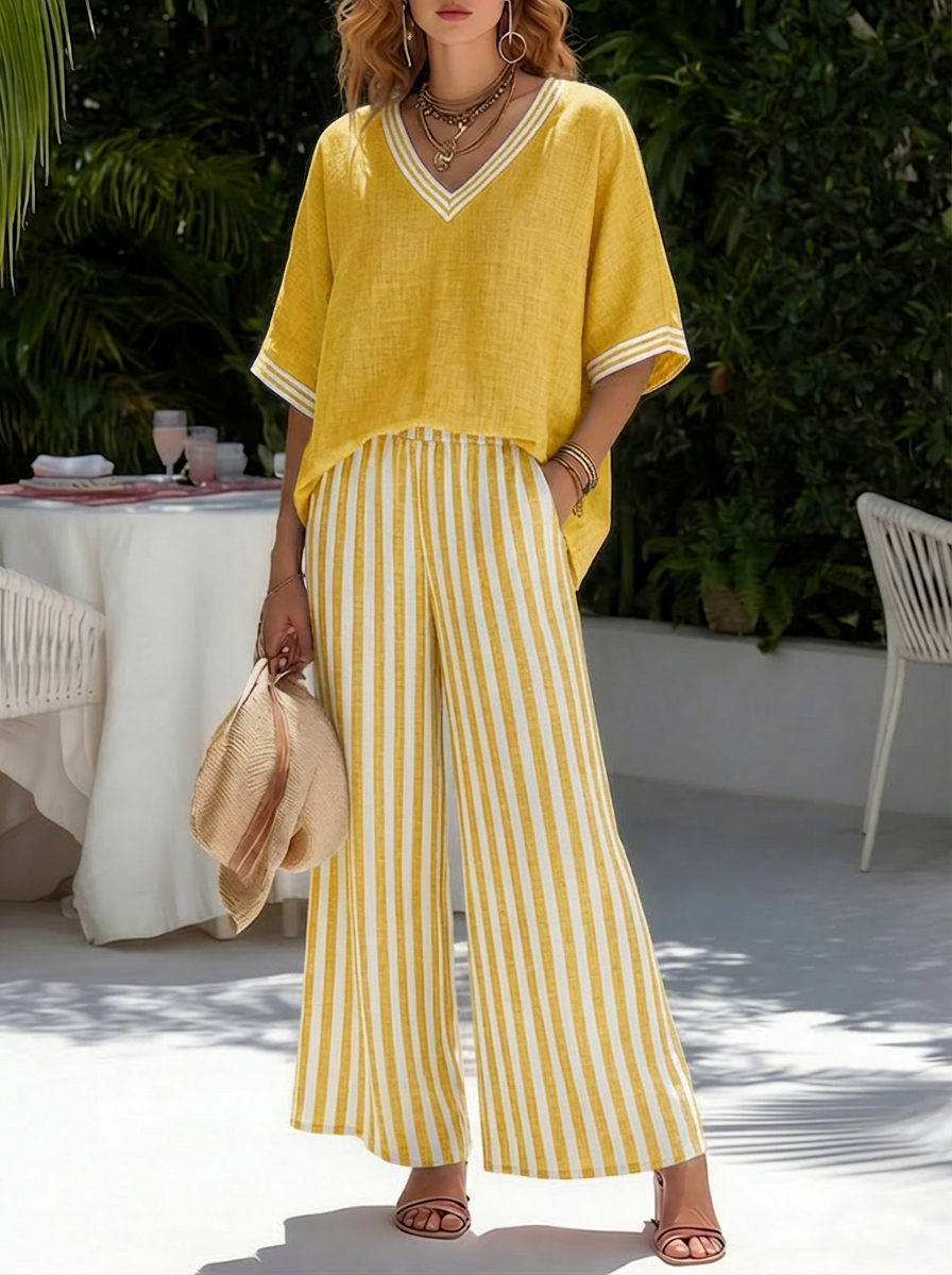 AGATA | Completo Donna a Righe 4