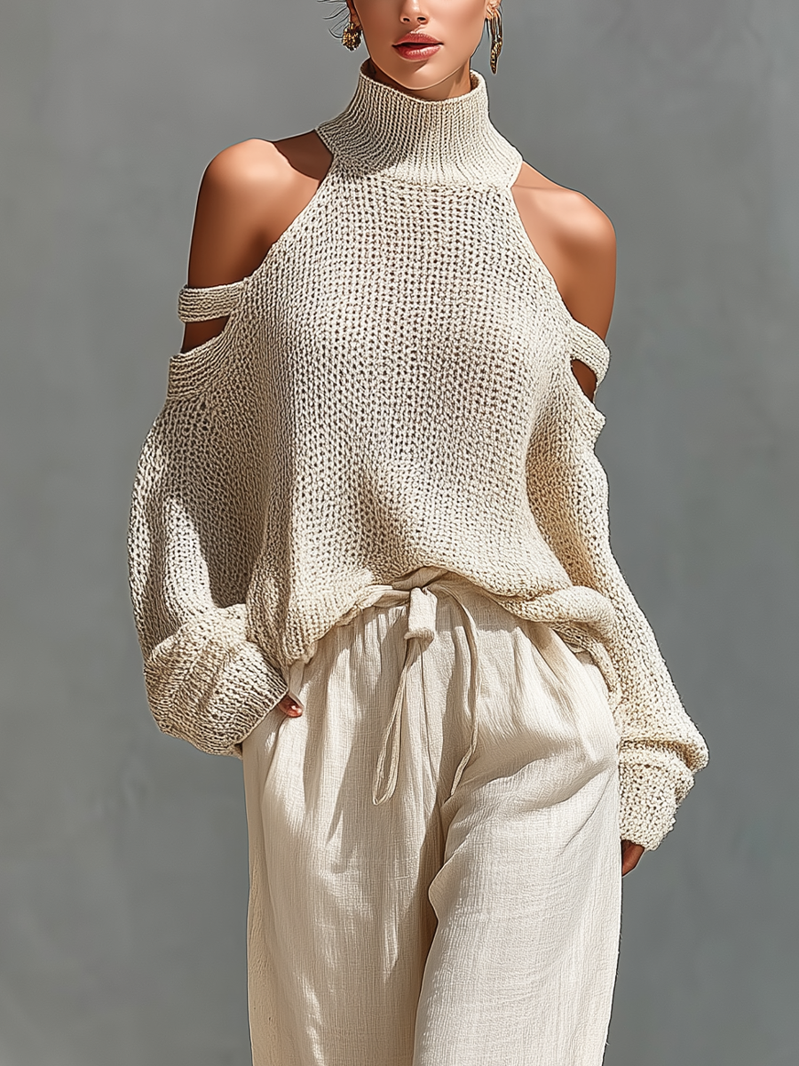 ANTONINA | Completo con pantaloni ampi 4
