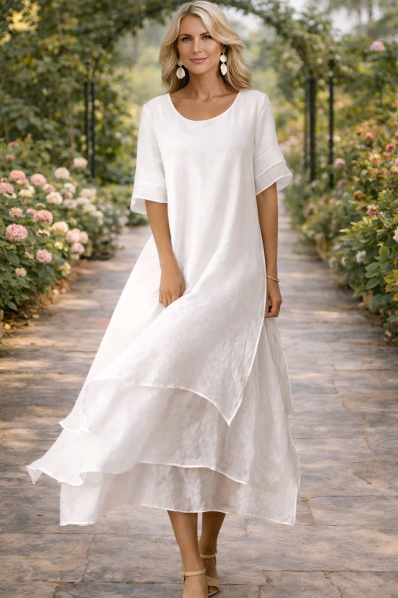 ARIA | Abito lungo elegante con silhouette fluida 9