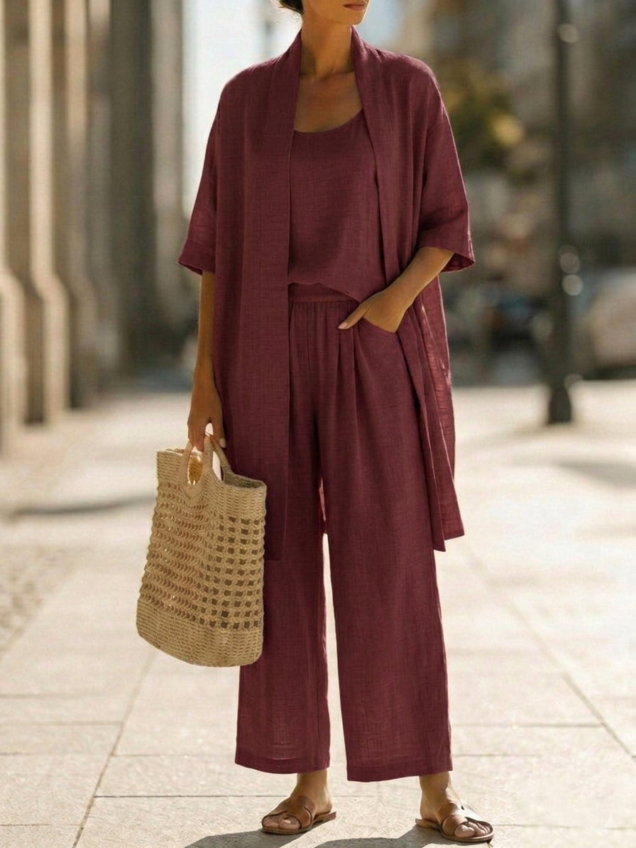 AURORA | Set tuta con pantaloni ampi 5