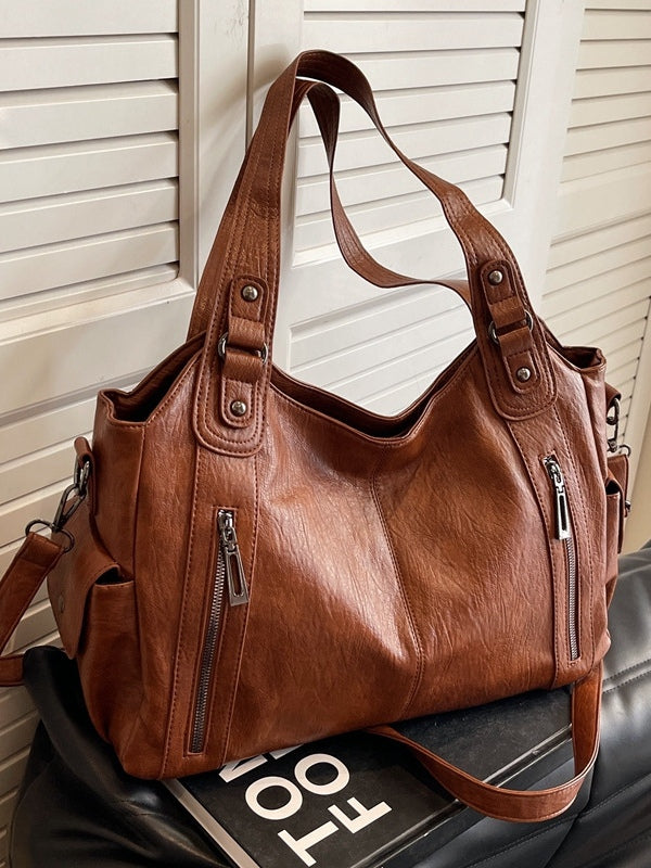 BAGNOLE | Borsa tote con rivetti 0