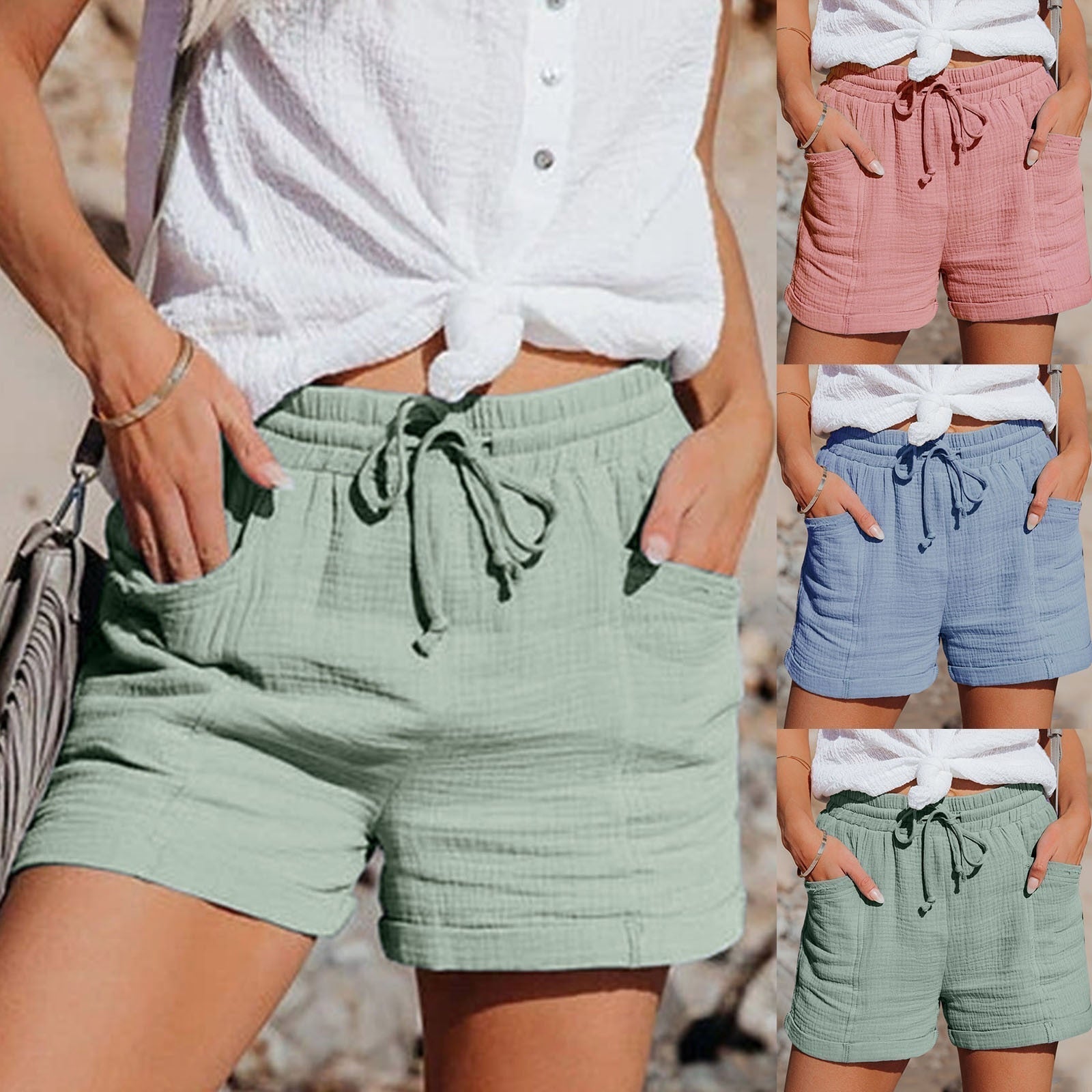 CRISTINA | Pantaloncini con vestibilità comoda 5