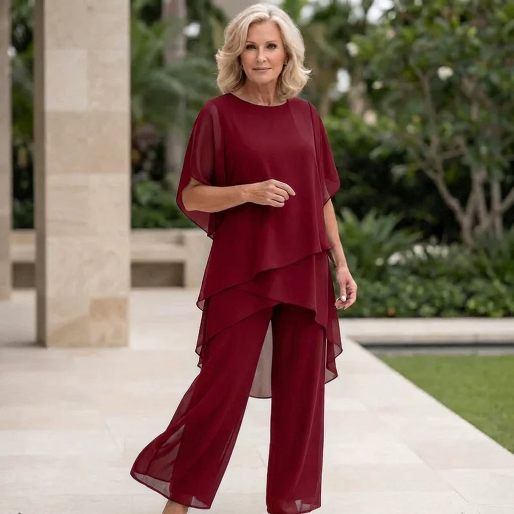 ELEGANZA | Completo con pantaloni palazzo 9
