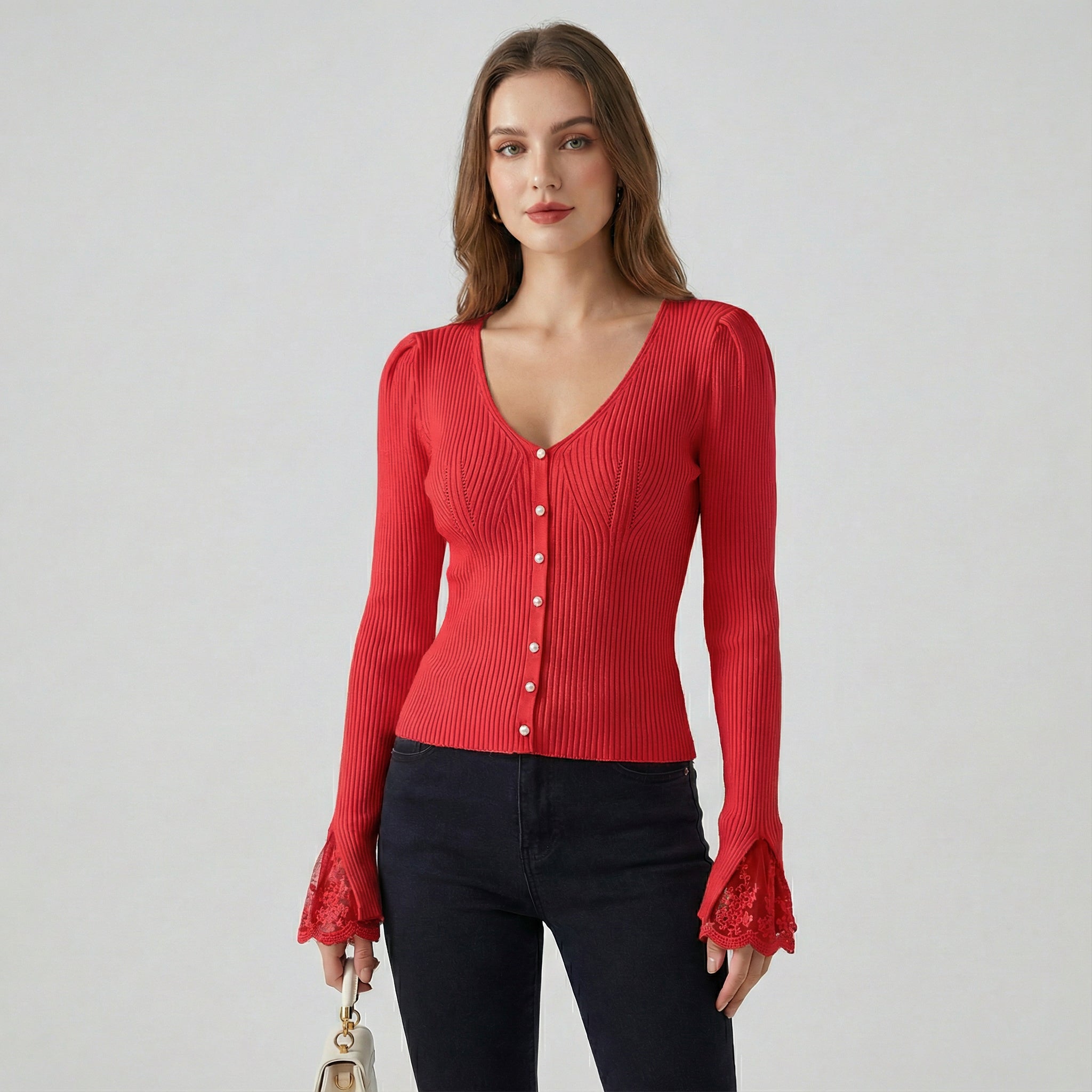 ELISE BELLE™ – Maglia – Dettaglio elegante 1