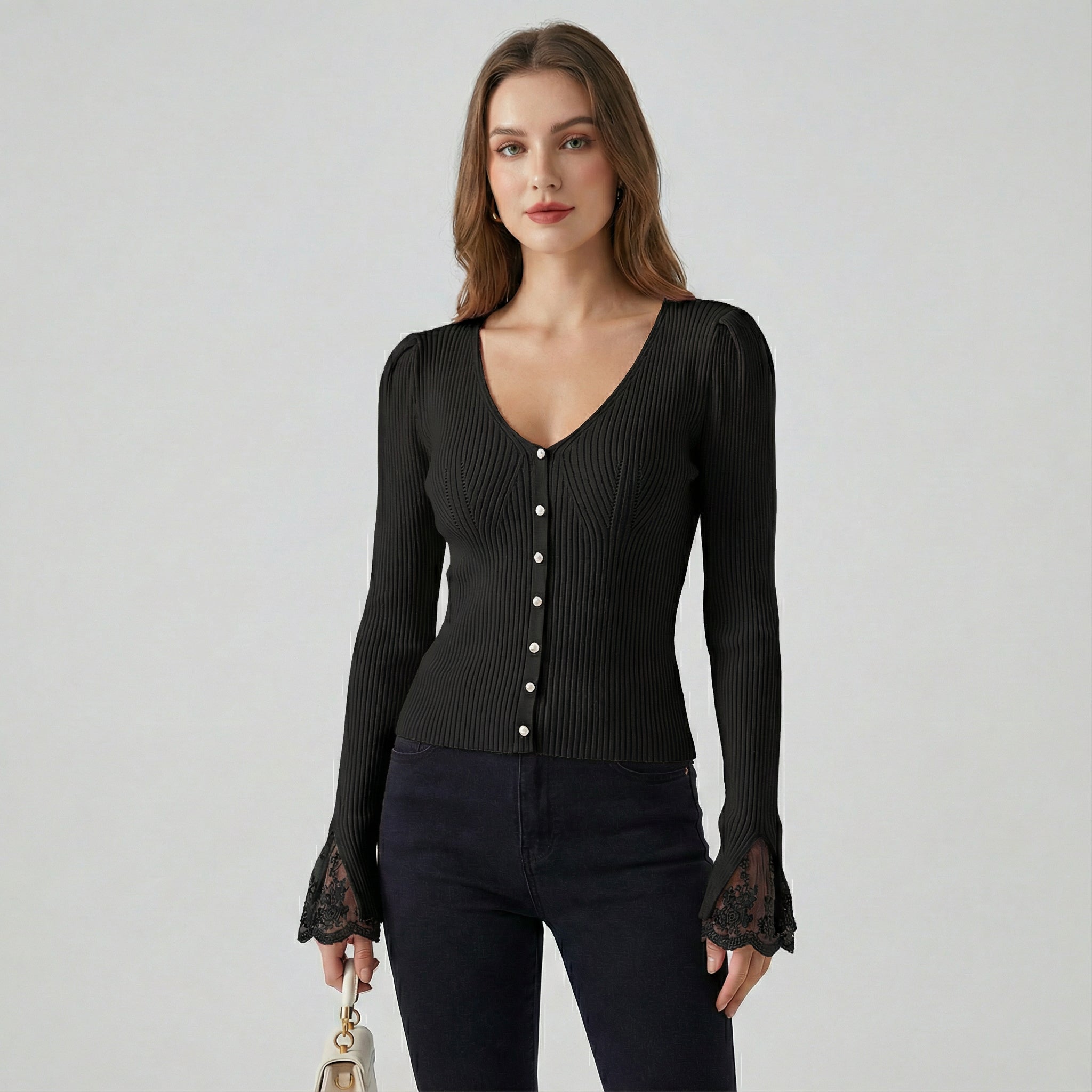 ELISE BELLE™ – Maglia – Dettaglio elegante 2