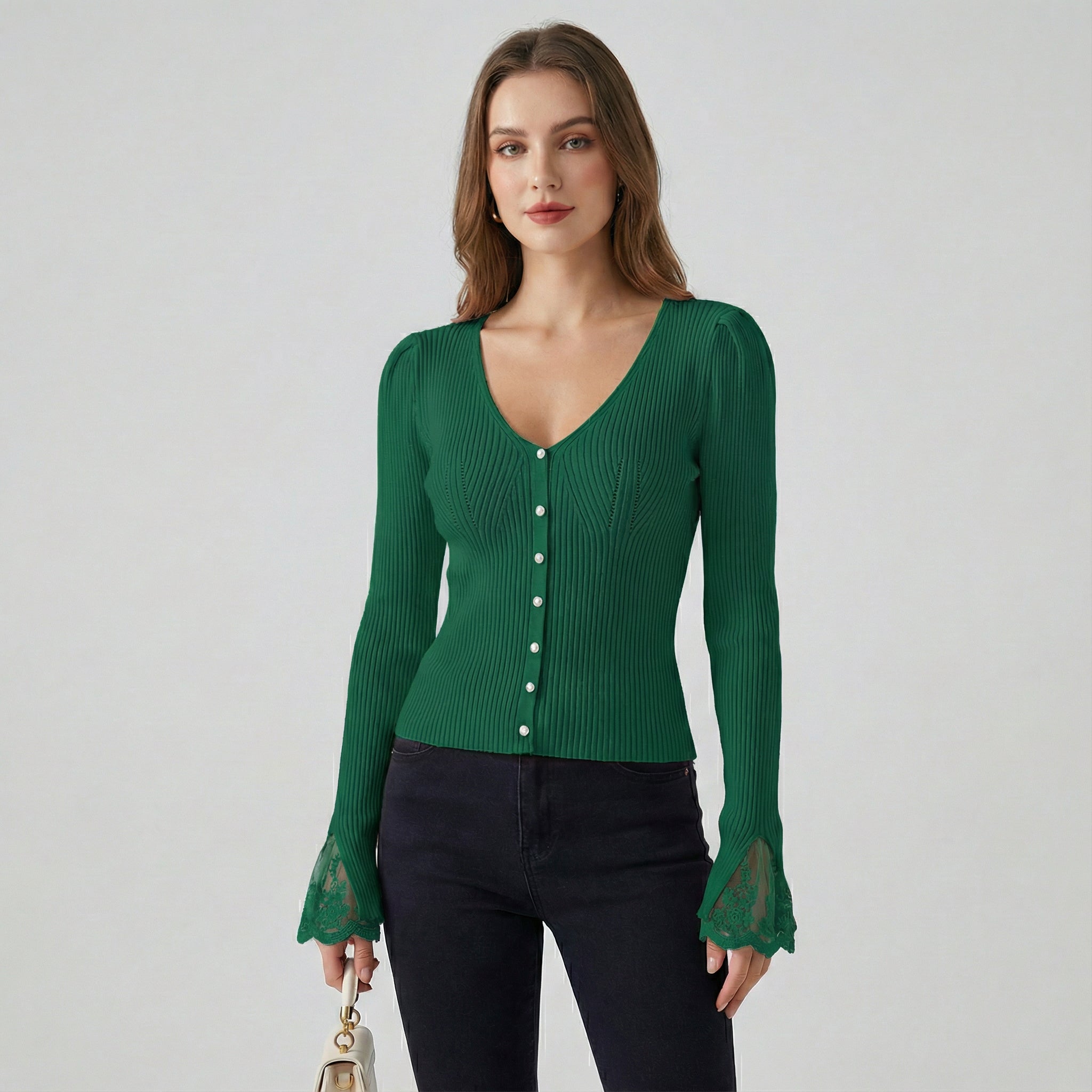 ELISE BELLE™ – Maglia – Dettaglio elegante 4