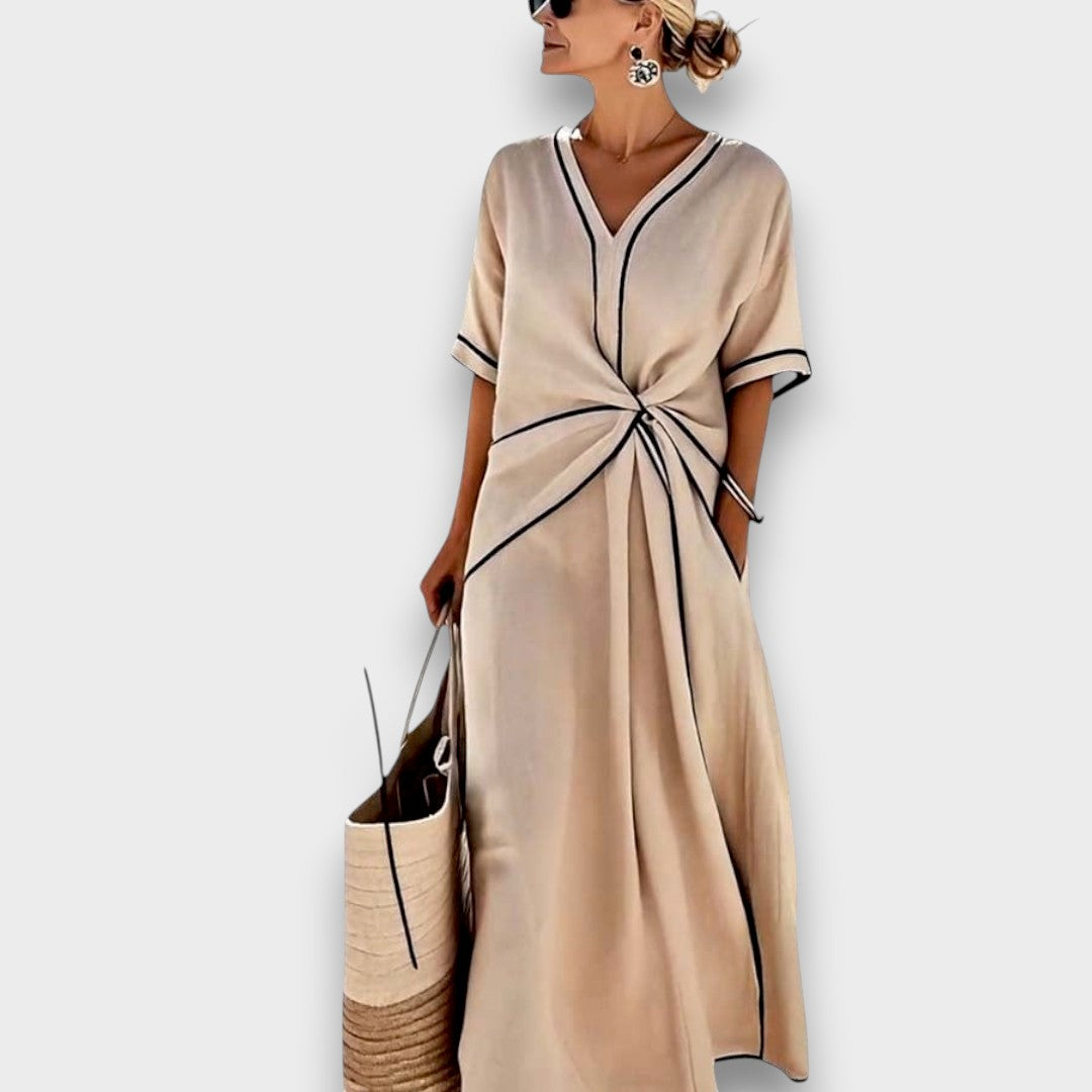 EMA | Abito maxi con fiocco 2
