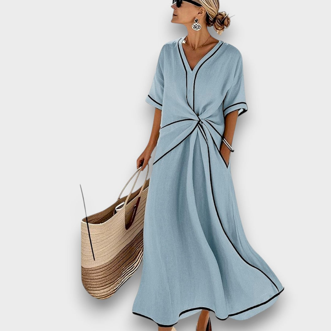 EMA | Abito maxi con fiocco 3
