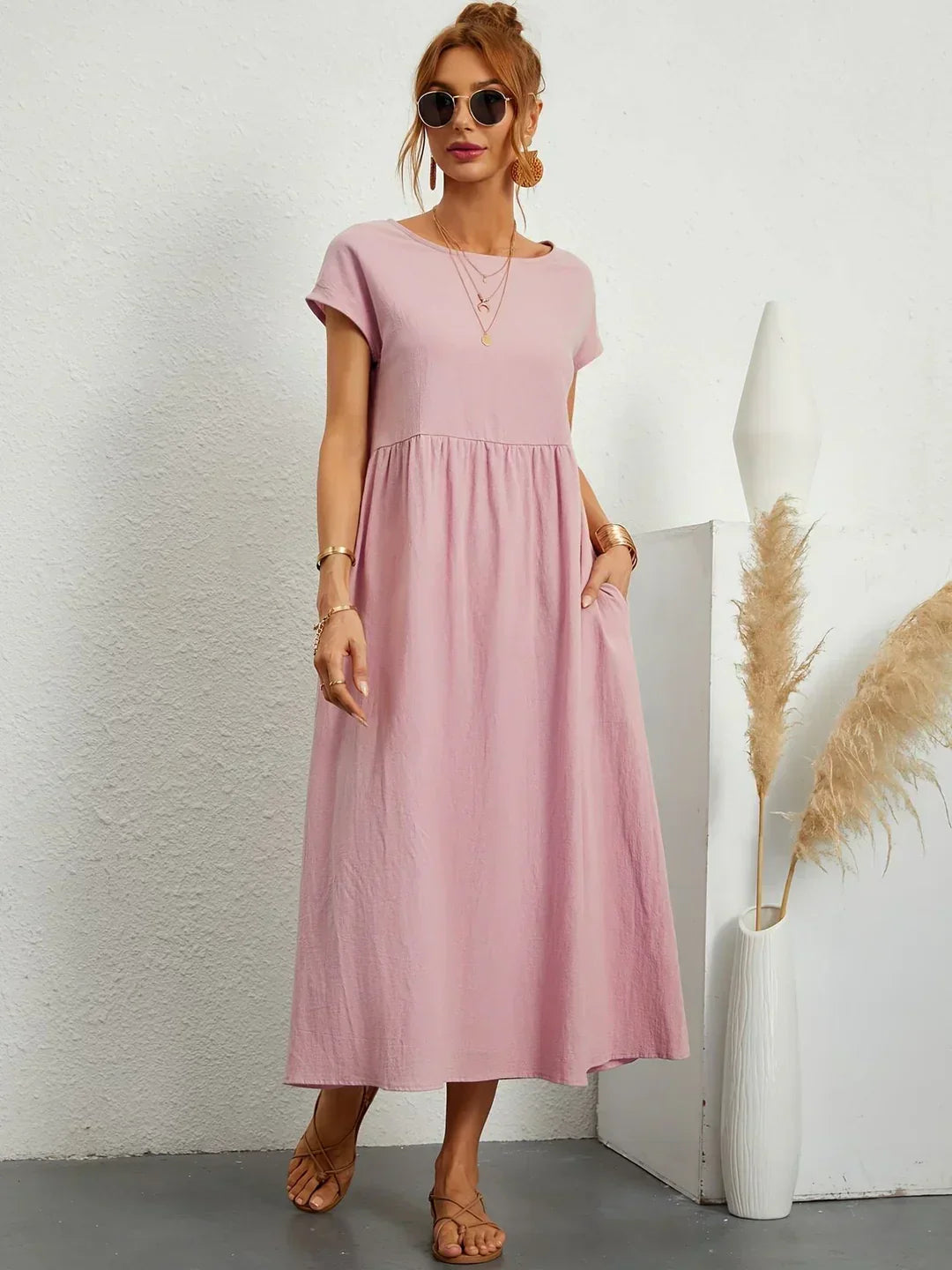 GABRIELLE | Abito midi elegante con silhouette fluida 15