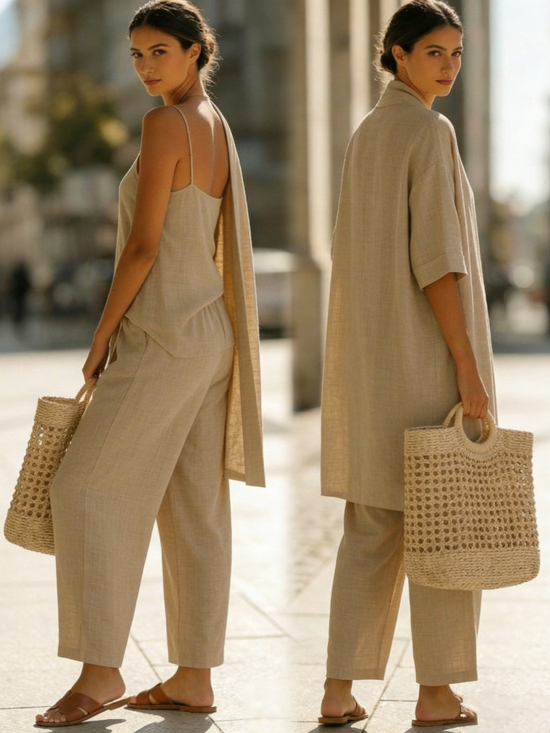 GIULIA | Set Tuta Donna con Pantaloni Ampi 3