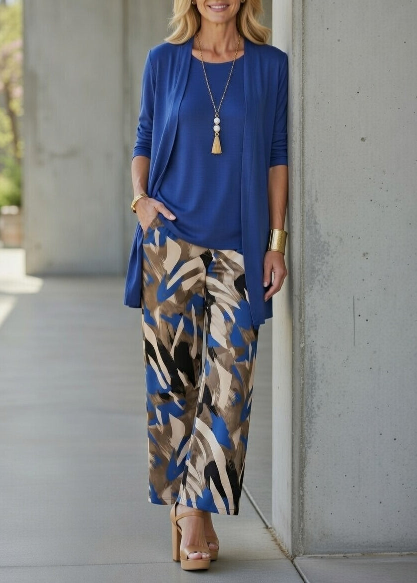 GIULIA | Set con cardigan fluido 1