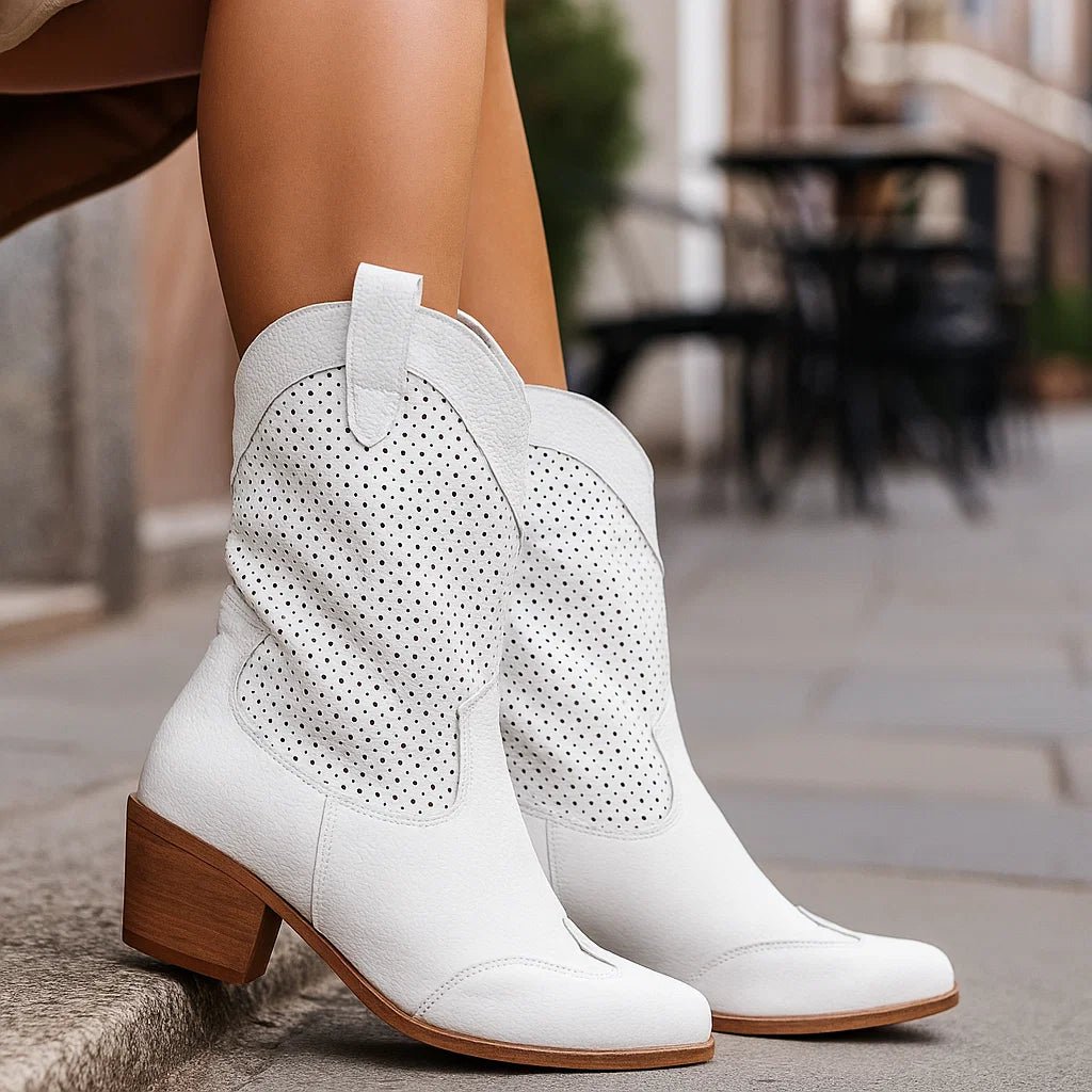 GIULIA | Stivali cowboy con tacco largo 0