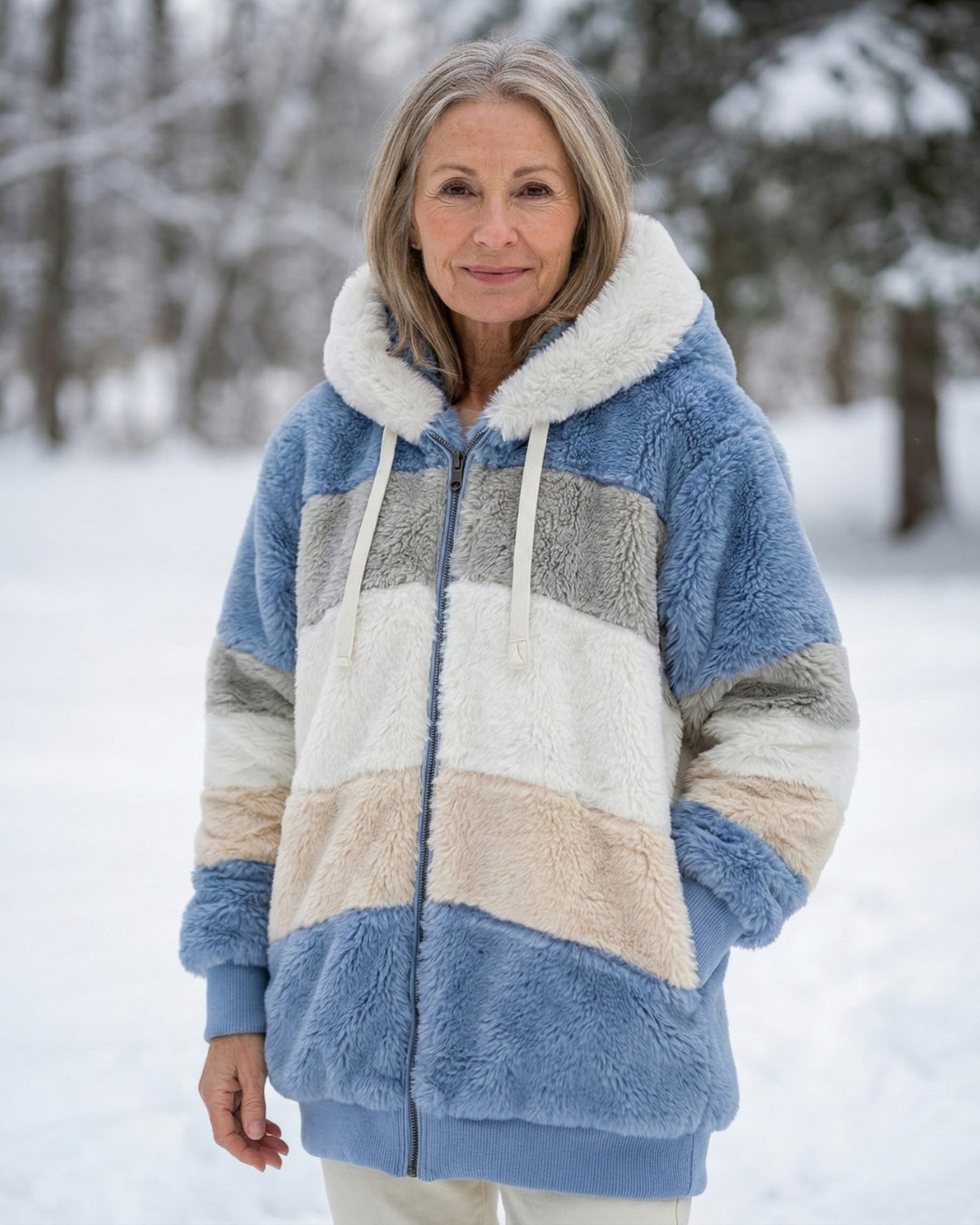 GIACCA IN PELUCHE – Giacca – Stile Minimalista