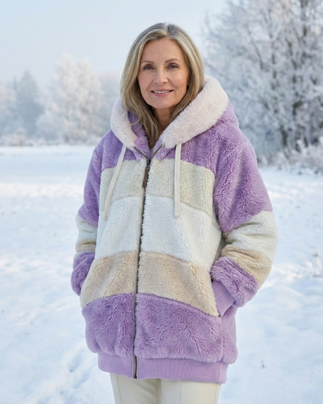 GIACCA IN PELUCHE – Giacca – Stile Minimalista