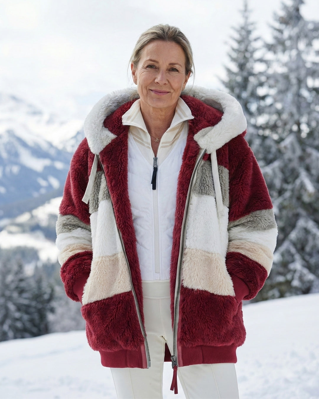 GIACCA IN PELUCHE – Giacca – Stile Minimalista