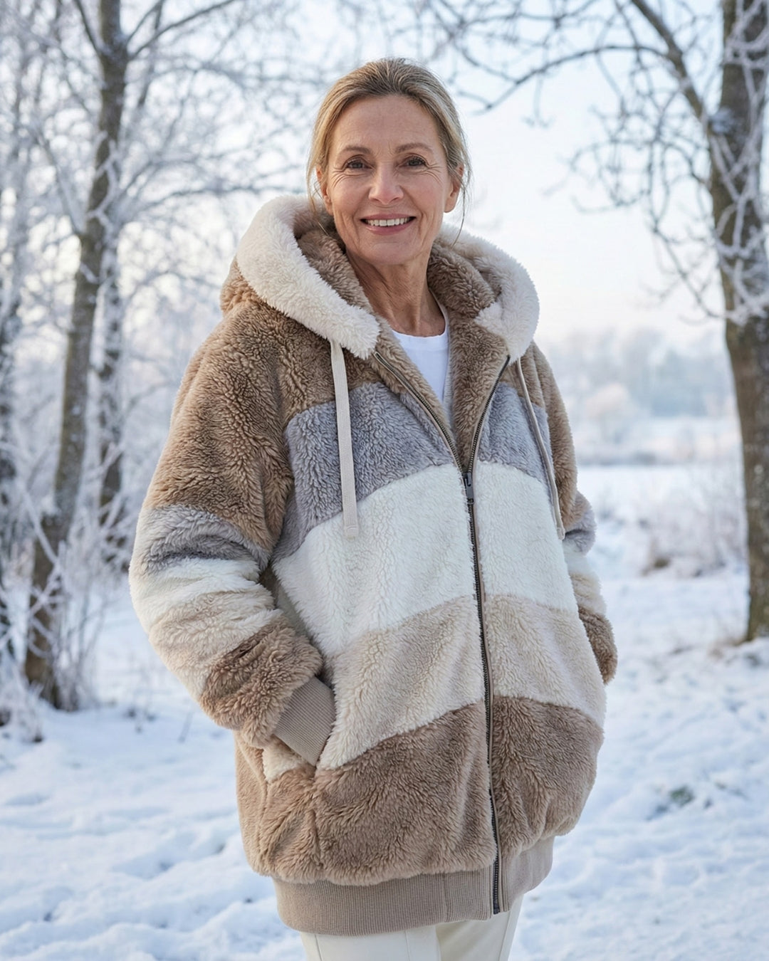 GIACCA IN PELUCHE – Giacca – Stile Minimalista