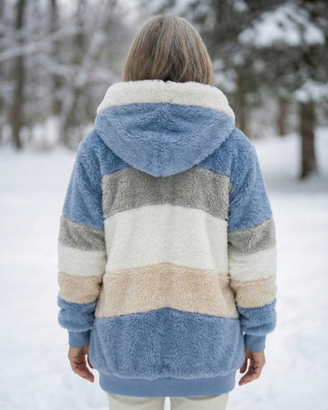 GIACCA IN PELUCHE – Giacca – Stile Minimalista