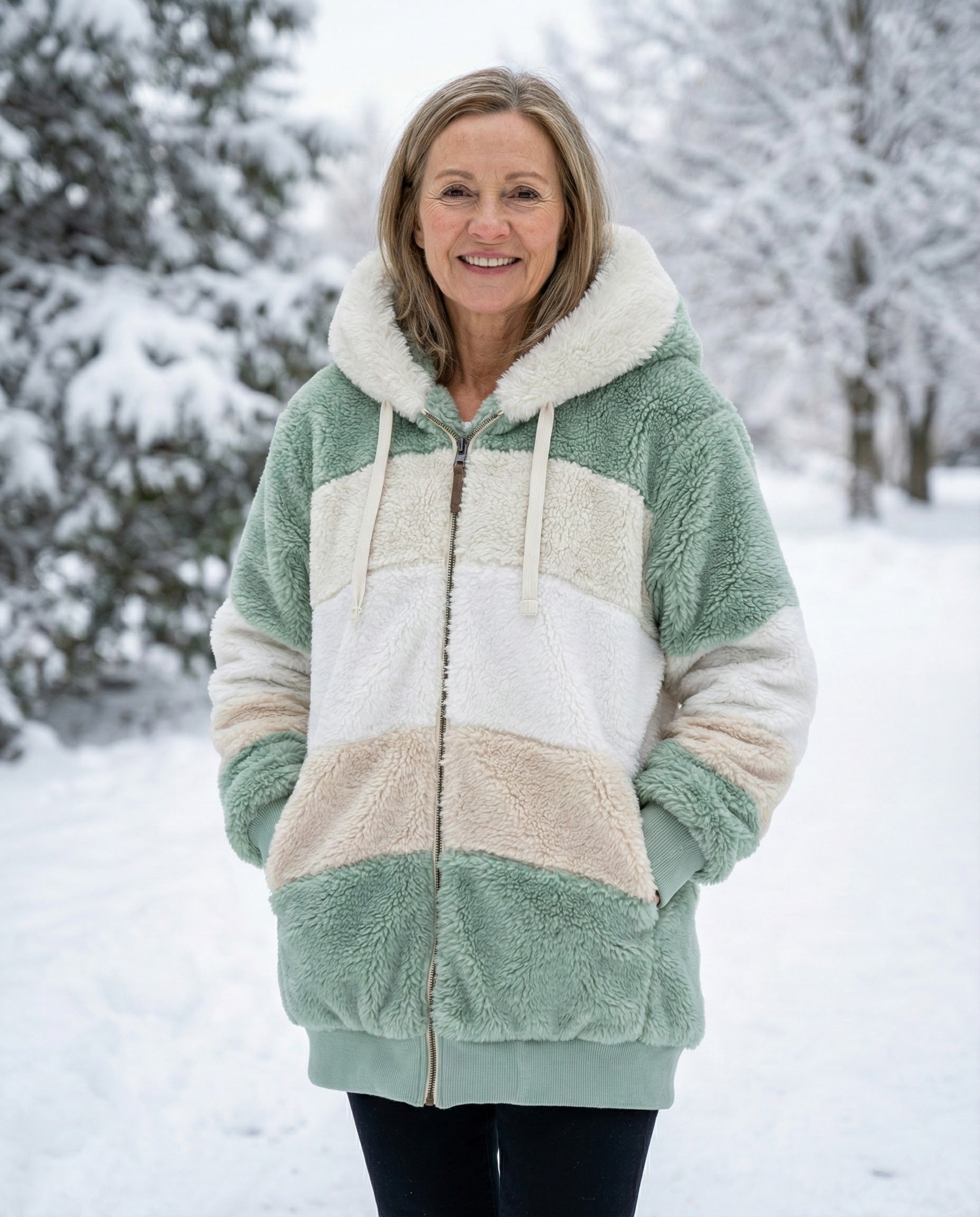 GIACCA IN PELUCHE – Giacca – Stile Minimalista