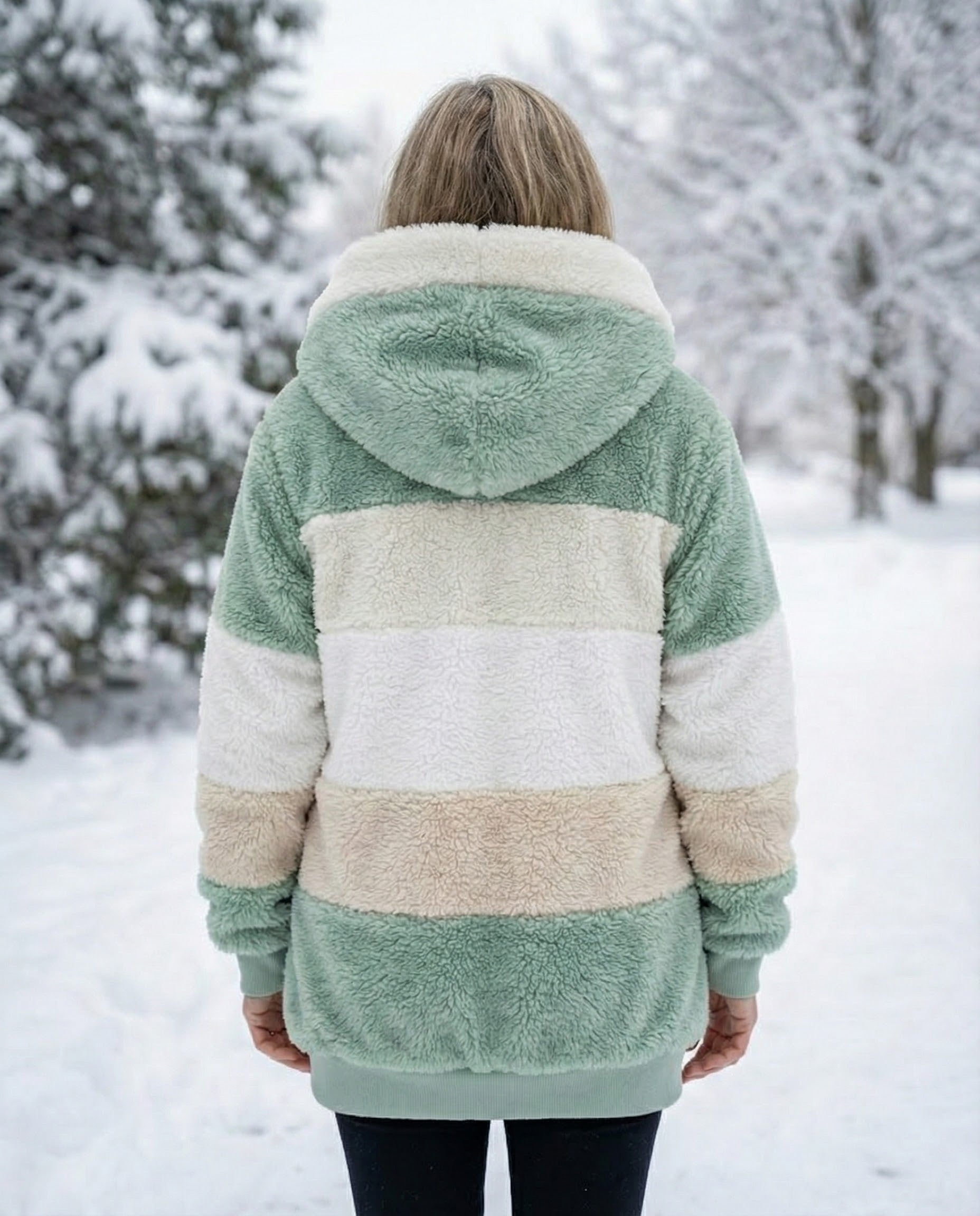 GIACCA IN PELUCHE – Giacca – Stile Minimalista