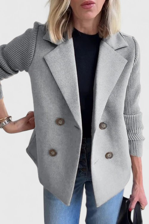 JASMINE | Giacca blazer con maniche a contrasto 3