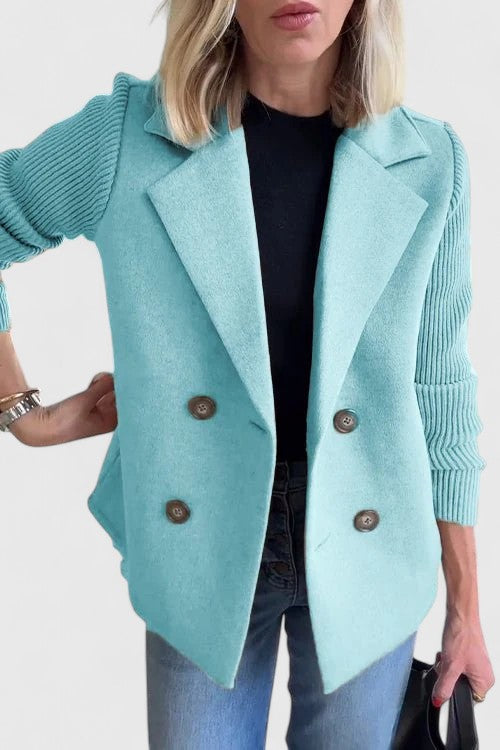JASMINE | Giacca blazer con maniche a contrasto 4