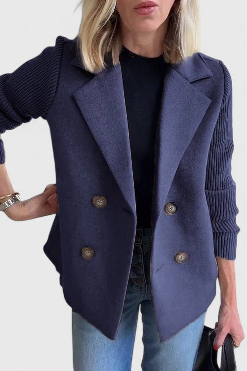 JASMINE | Giacca blazer con maniche a contrasto 5