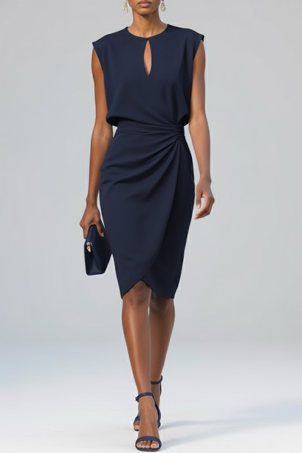 LILIANA | Abito Midi con Scollatura a Goccia 1