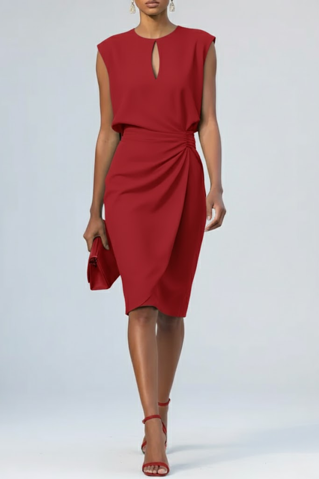 LILIANA | Abito Midi con Scollatura a Goccia 5