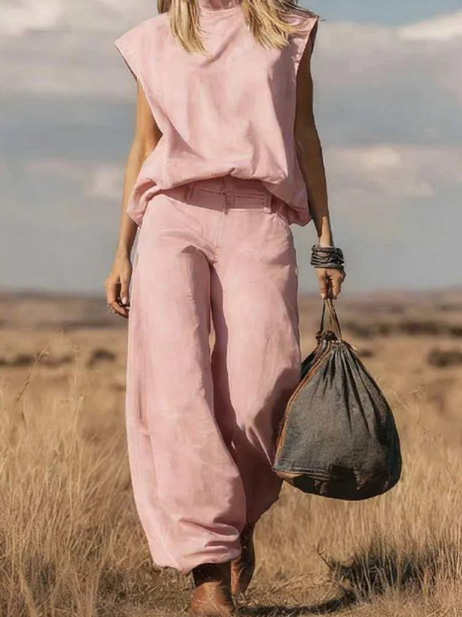 MERLINA | Completo con pantaloni ampi 3