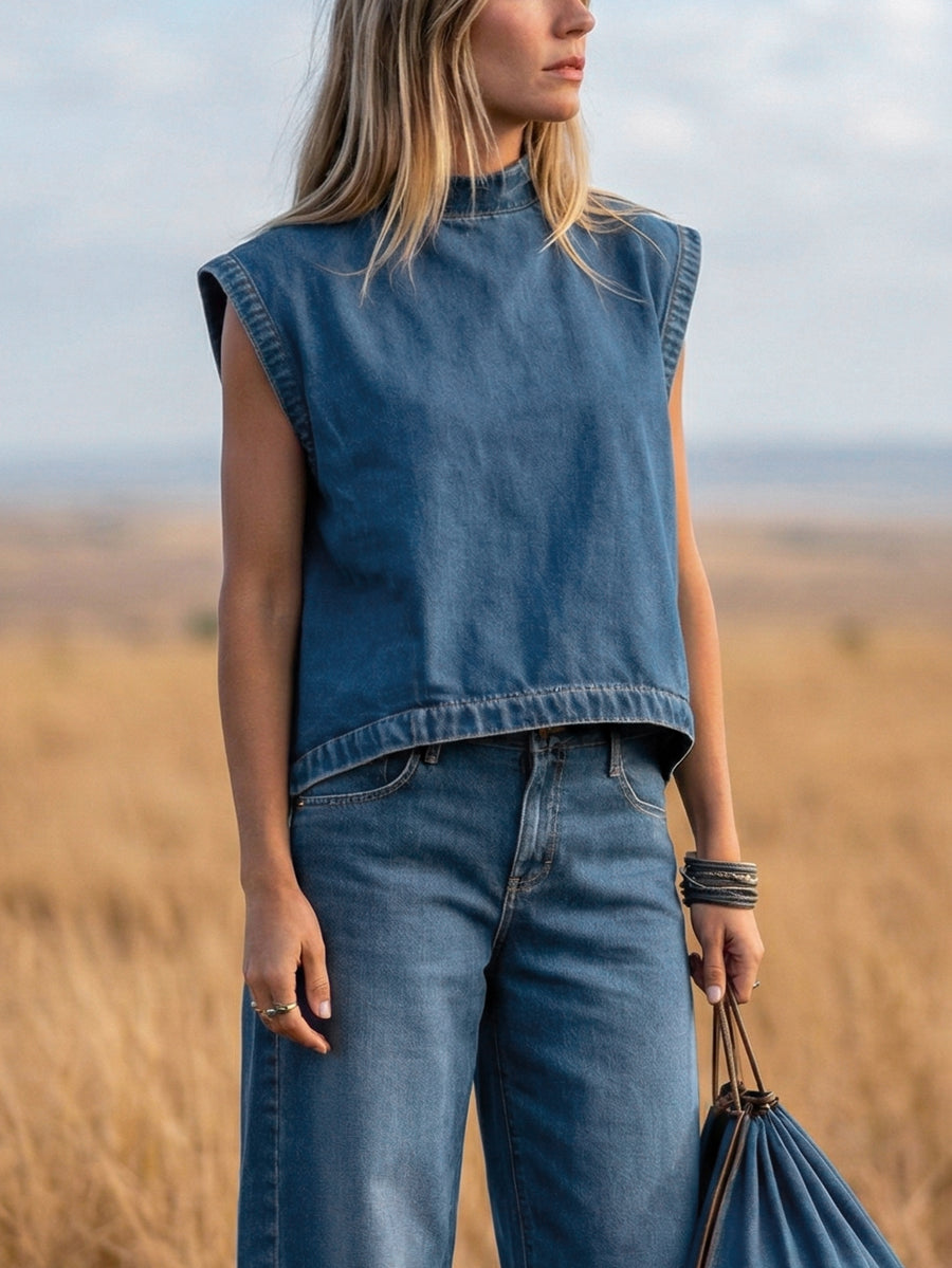 MERLINA | Completo con pantaloni ampi 4
