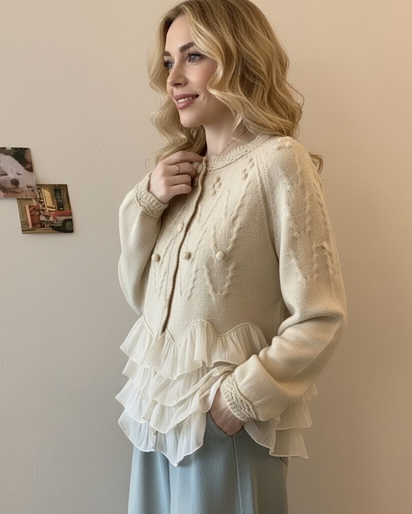 NATALIE – Cardigan – Dettaglio elegante 2