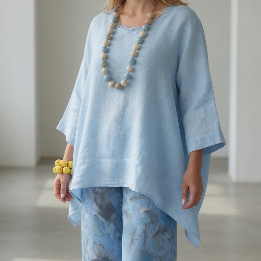 NATALIE | Completo con pantaloni ampi 4