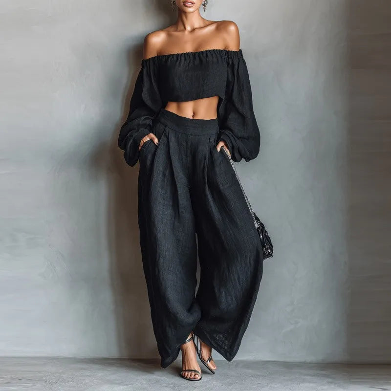 NAWOJA | Set con pantaloni ampi 1