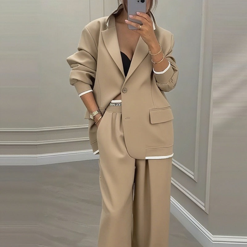 PAMELA | Completo con pantaloni ampi 4