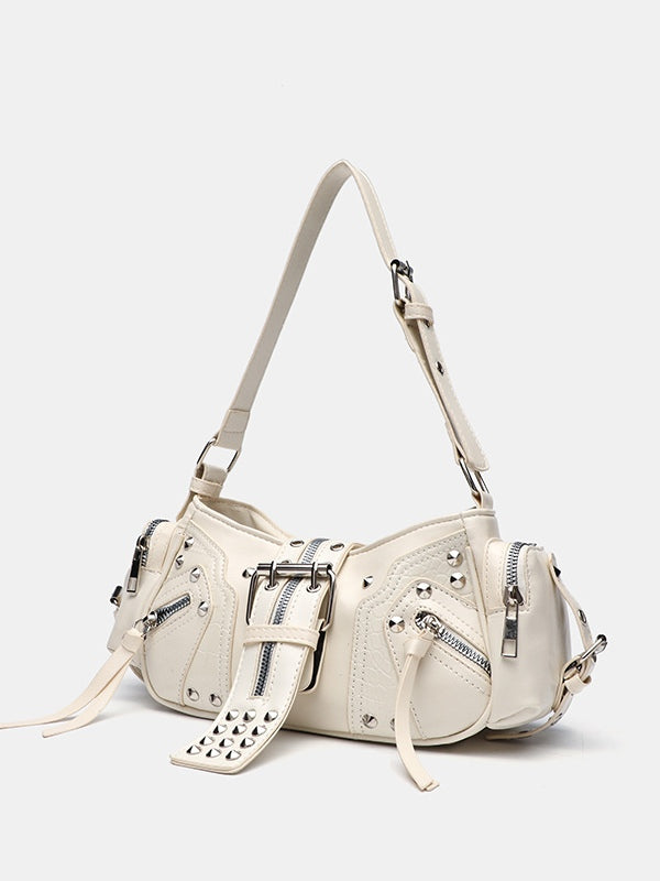 RIVET | Borsa a tracolla con tasca 3D 5