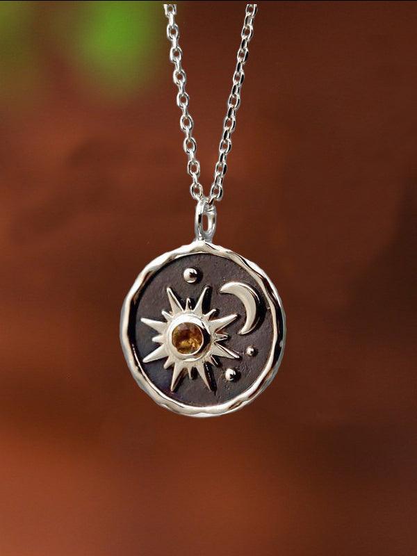 SOLE LUNA | Collana con pendente boho 2