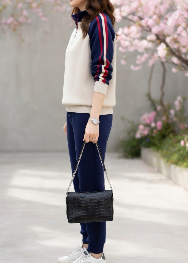 TESSA | Set Sportivo con Pullover Color Block 3