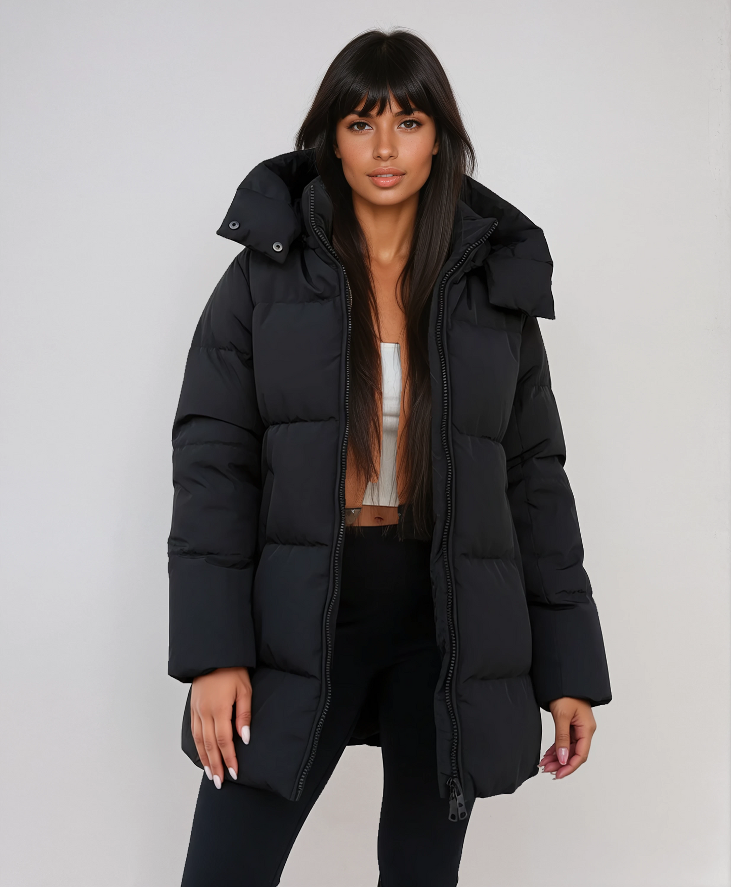 Giacca imbottita nera – Comfort imbottito