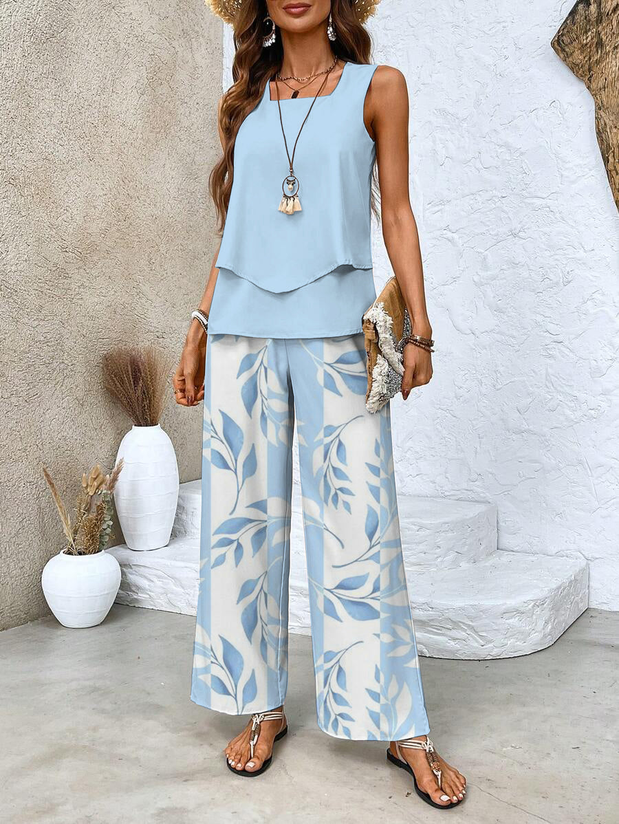 ABIGAIL | Completo con pantaloni larghi 0