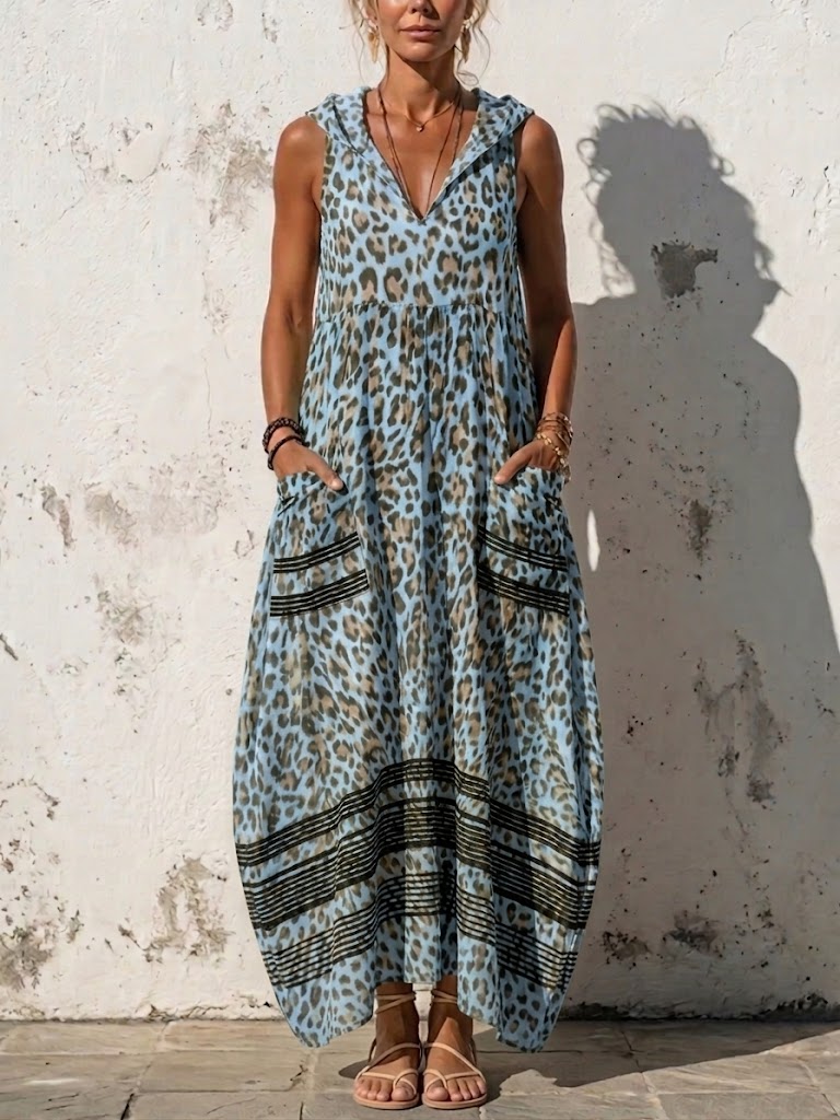 AGATA | Abito w leopardzie 0