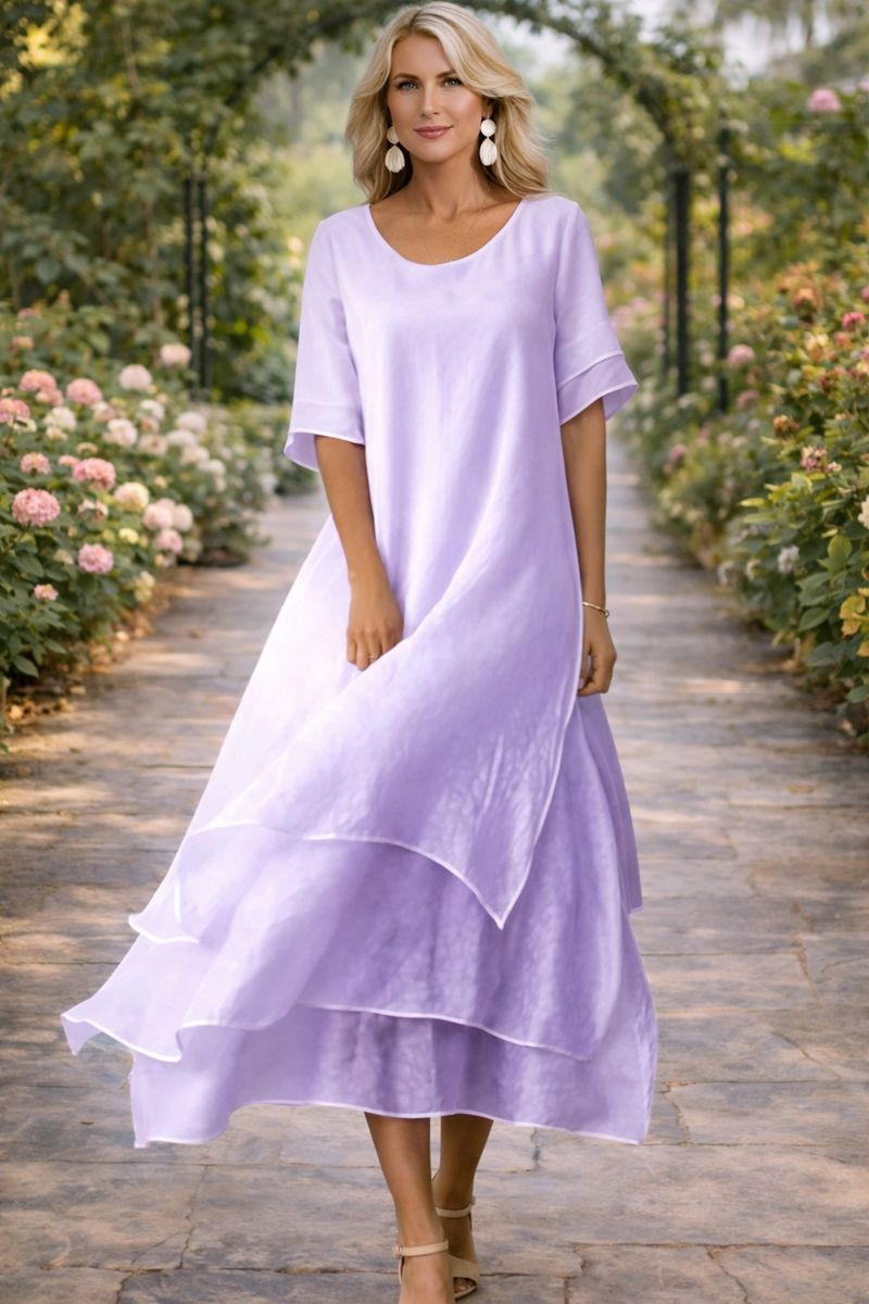 ARIA | Abito lungo elegante con silhouette fluida 10