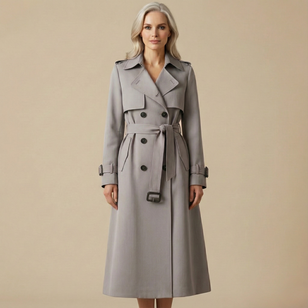 BIANCA | Trench Coat con Cintura 6