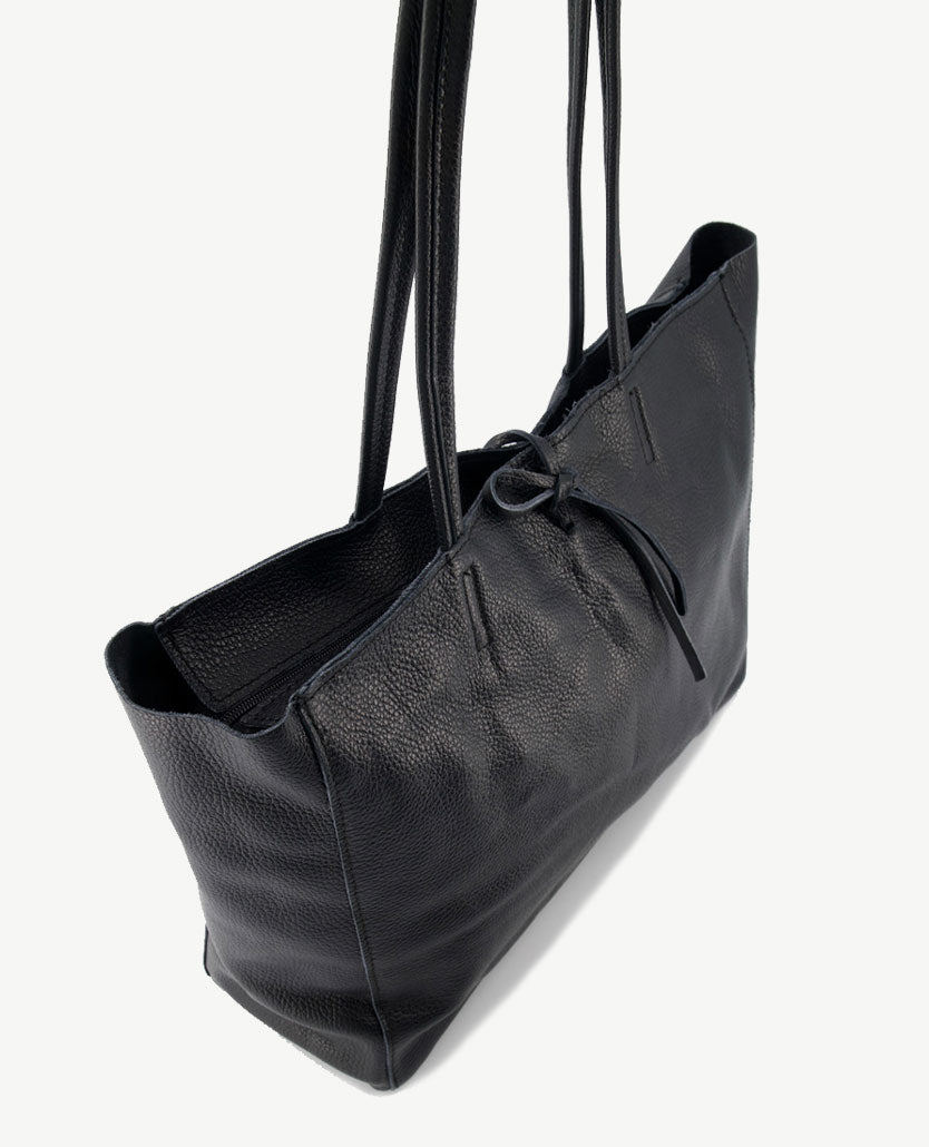 Borsa shopper da donna - Borsa spaziosa - Con design con cerniera 2