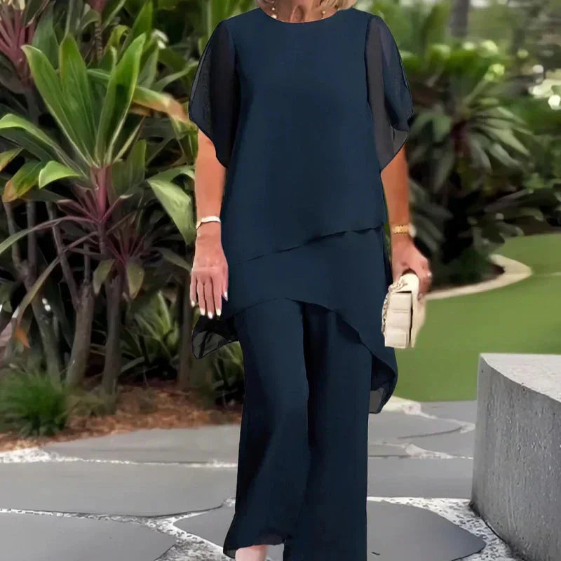 ELEGANZA | Completo con pantaloni palazzo 1
