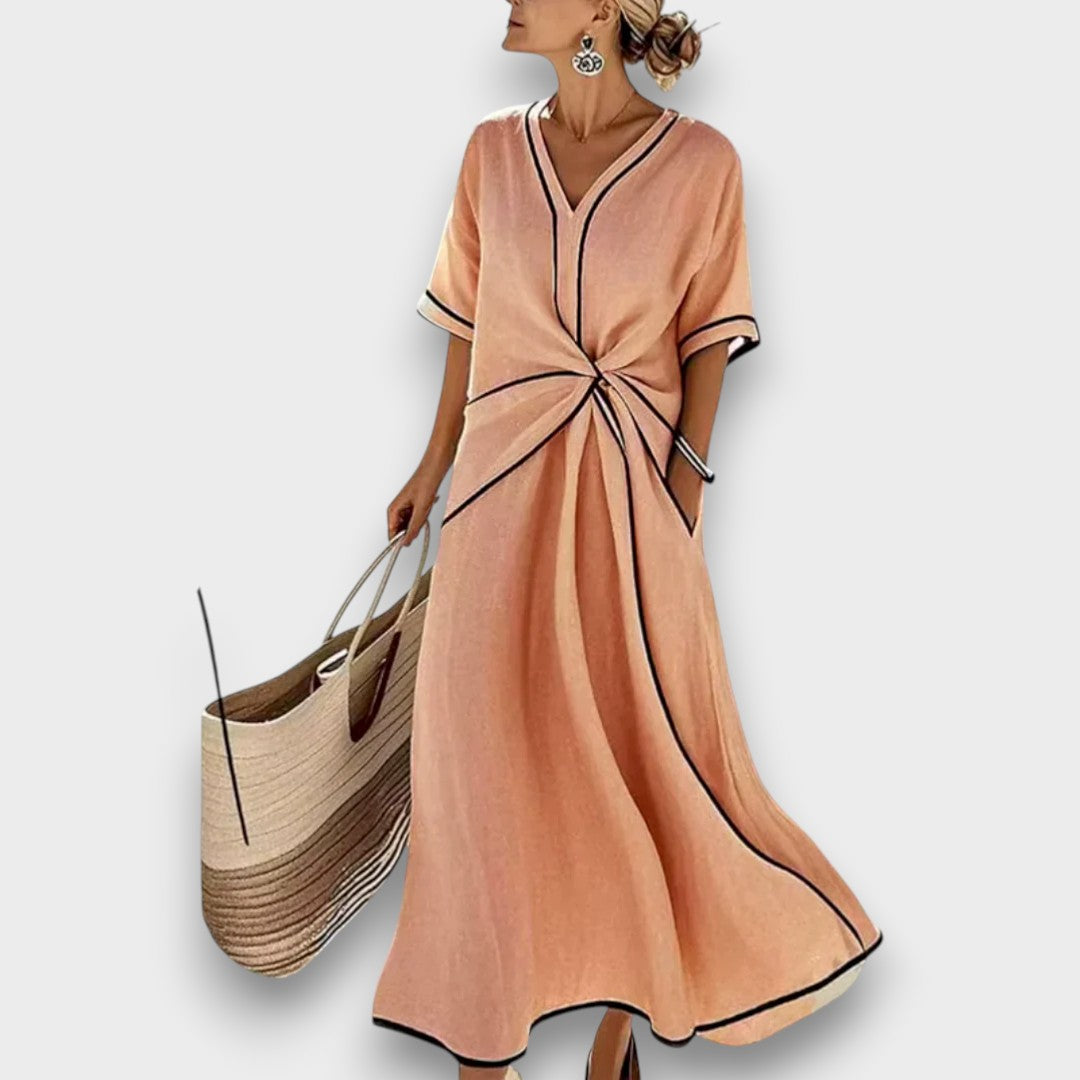 EMA | Abito maxi con fiocco 4