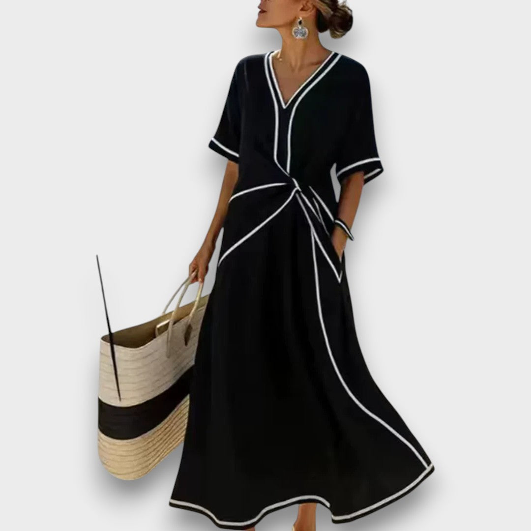 EMA | Abito maxi con fiocco 5