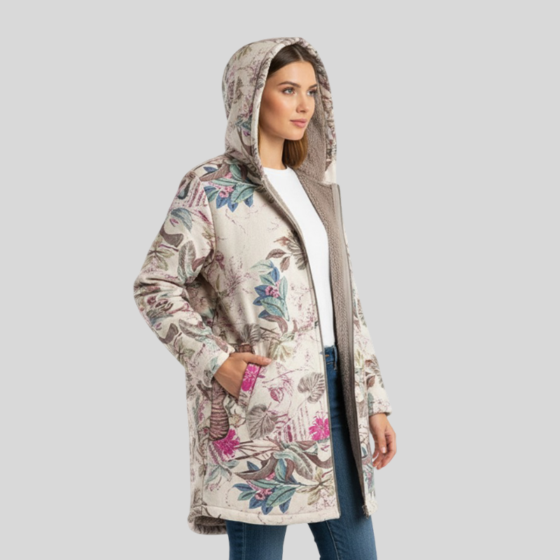 FLORA – Parka – Design Botanico Elegante 1