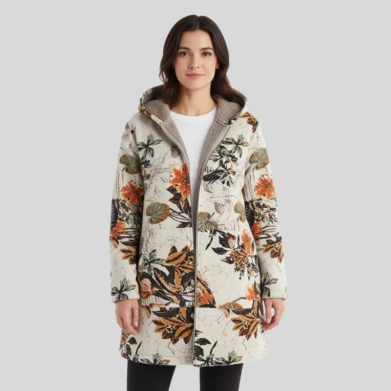 FLORA – Parka – Design Botanico Elegante 3