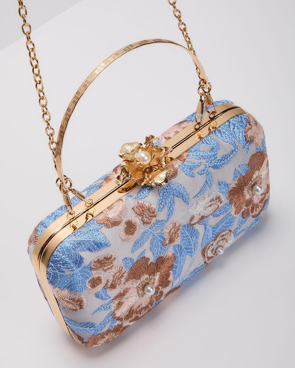 FRESIA | Pochette con ricamo floreale 3