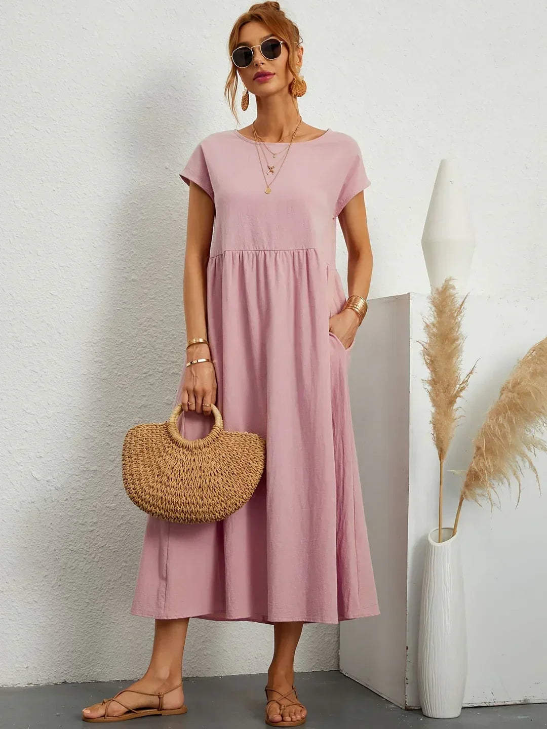 GABRIELLE | Abito midi elegante con silhouette fluida 10